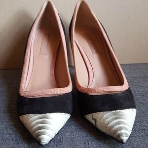 Hugo Boss Black Pink Suede & Animal skin